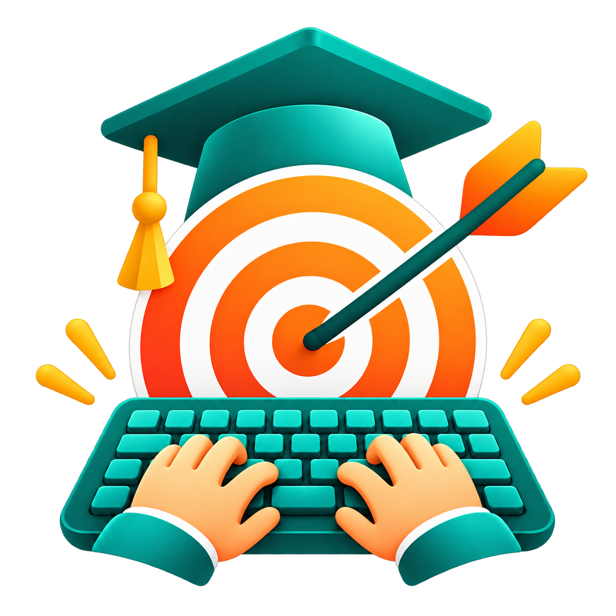 Typing Blasters logo
